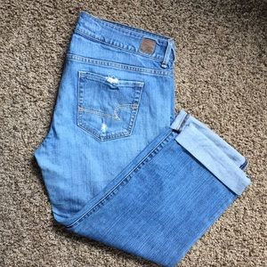 Capri jeans, American Eagle size 12, gently used